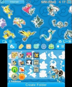 Tema New 3DS Pokémon 20 Azul
