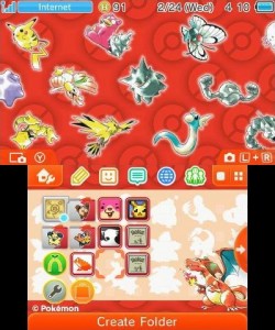 Tema New 3DS Pokémon 20 Rojo