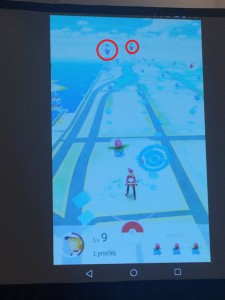 Pokémon Go, primer mapa mostrado
