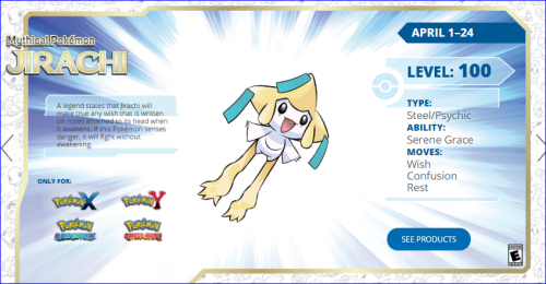Jirachi evento