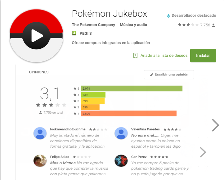 Pokémon Jukebox Android