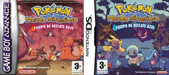 Pokémon Mundo Misterioso: Equipo de rescate azul/rojo
