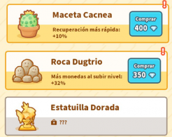 Adornos nuevos de esta actualización