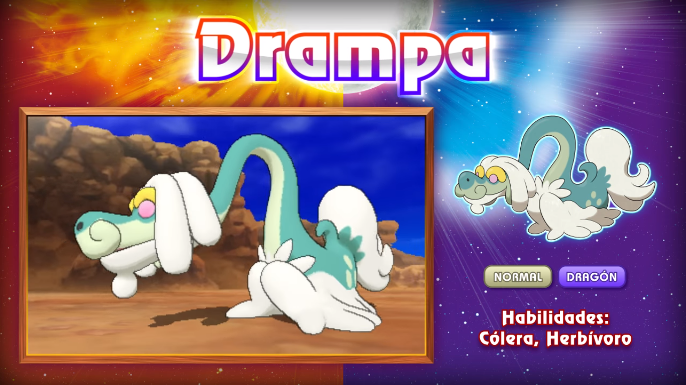 drampa cólera, herbivoro